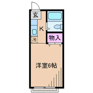 近藤ハイツ【2階】の間取り