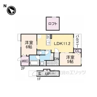 ウインドヒル神南5【2階】の間取り