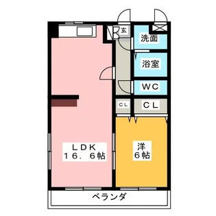 スターハイム【1階】の間取り