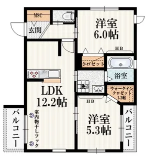 PrimMore【3階】の間取り