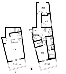 サンセリテ南麻布の間取り