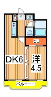 ウインベルデュエット北柏No.1【1階】の間取り