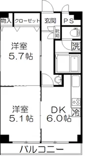 グラ-ス・ビ高島平【3階】の間取り