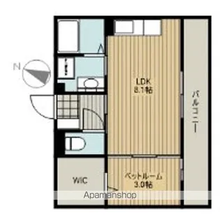 CielBlueB【1階】の間取り