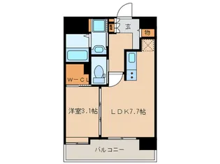 Grandパルム大濠【10階】の間取り
