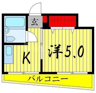 エレガンス綾瀬5【2階】の間取り