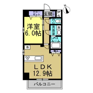 コントレイルりんくう常滑【2階】の間取り