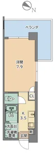 リバーライト2【5階】の間取り