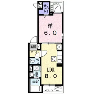 レジデンス マイ【2階】の間取り