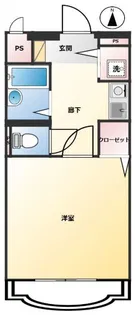 日興パレス浜松【2階】の間取り