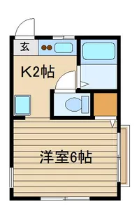 ディアコートエヌ【2階】の間取り