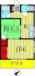 キャピタルハイツニワ【1階】の間取り