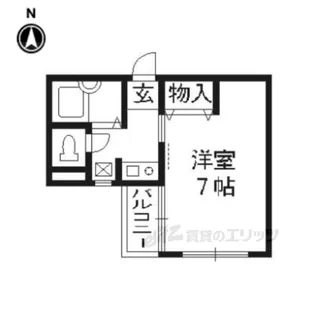 セジュール丹波橋【1階】の間取り