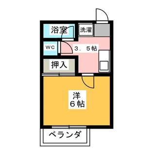 ハイツ藤塚【2階】の間取り