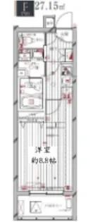 レガリス洗足池【3階】の間取り