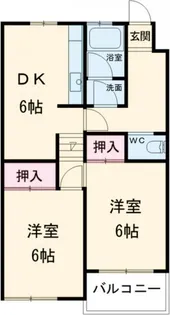 グリーンハイツ【1階】の間取り
