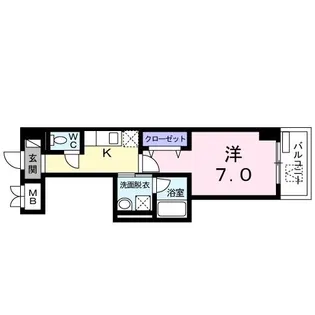 コライユ常盤【1階】の間取り