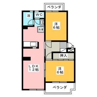 シティハウスマキ【3階】の間取り
