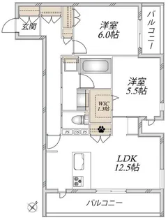 【新築☆旭化成ヘーベルメゾン】セレナ・ヴィラ【2階】の間取り