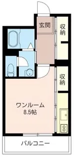 ヴァン キャトル【3階】の間取り