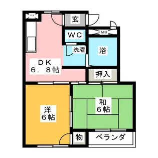 メゾニティ森田N【2階】の間取り