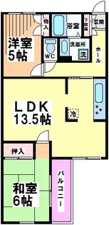サンアネックス永福【1階】の間取り