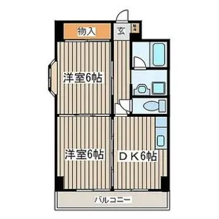 メゾンドール福田町【1階】の間取り