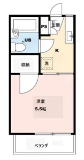 シャトル海老名【1階】の間取り