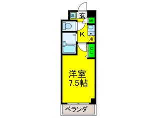 ニ-ト・ドウェリング【5階】の間取り