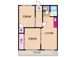 ヴィラナリ-豊里の間取り