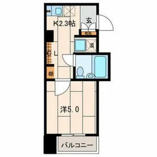 サンクレストビル【9階】の間取り