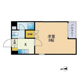 シエル 城南【2階】の間取り