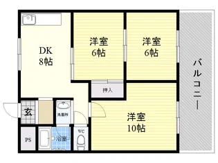 平沼マンション【3階】の間取り