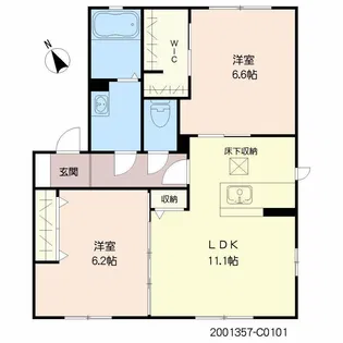 FORENA A・B・C【1階】の間取り