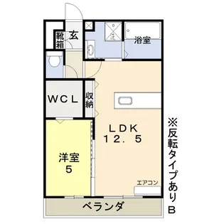 クレセント中仙道5【2階】の間取り