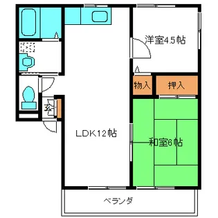 ハーモネートI【2階】の間取り