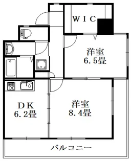 グランドパインドゥ【2階】の間取り