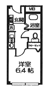 ラヴィータ箕面【1階】の間取り