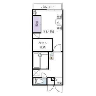 ブランド―ル【3階】の間取り