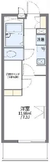 レオパレス苺【2階】の間取り