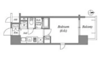 プレサンス難波元町【2階】の間取り