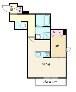 Maison du Verseau(メゾン ド ヴェルソー)【2階】の間取り
