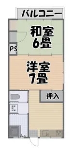 西村アパート【2階】の間取り