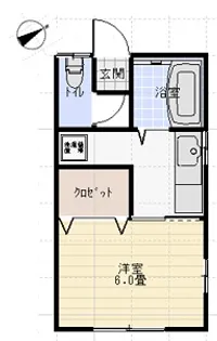 メゾンソレイユ【1階】の間取り