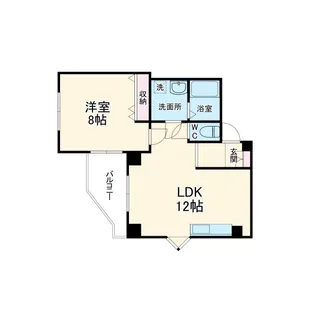 リッツコート【4階】の間取り