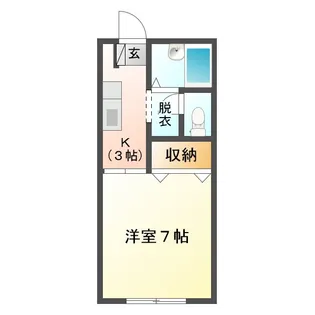 メゾン・ブランシェ【1階】の間取り