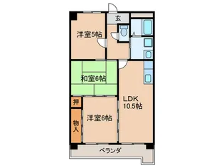 マリモ壱番館【1階】の間取り