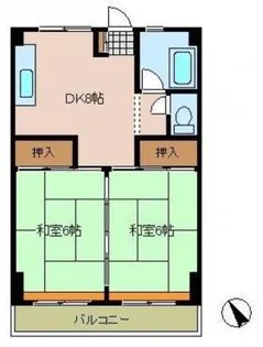 ナンバビル【4階】の間取り