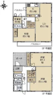 奈良県奈良市菅原町【一戸建】の間取り