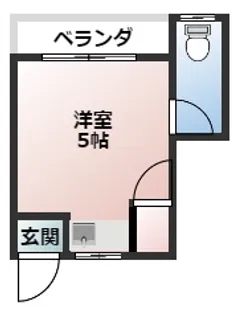 宜恵荘【2階】の間取り